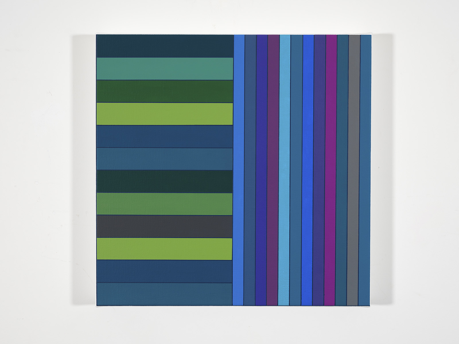 Untitled, 525, 2023 [Acrylic on linen, 40 x 40 cm] - Copyrights Ditty Ketting